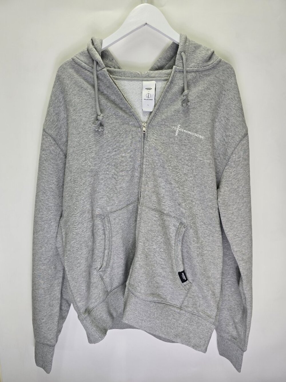 Peaceminusone x 2025 MAMA Awards Peacemamaone Zip Up Hoodie Grey G-Dragon SIZE L - Picture 3 of 11